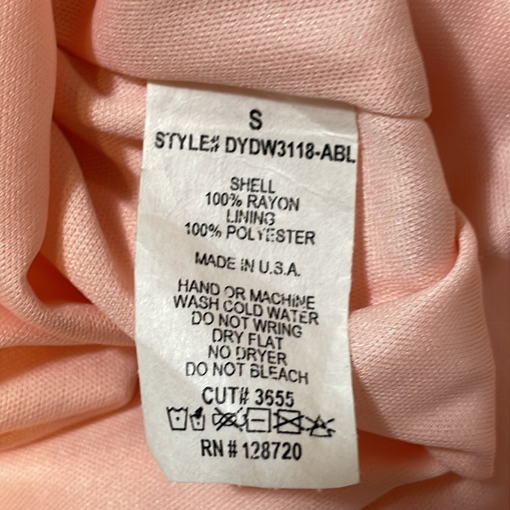 Francesca’s Pink Ruffle Dress NWT - Picture 9 of 9